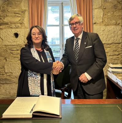 La CEG y la Embajada de Túnez exploran las oportunidades de inversión entre Galicia y el país africano