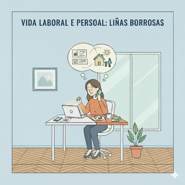 Difuminación fronteira traballo-vida persoal