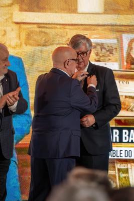 El presidente de la CEG recibe la insignia de oro en el XIV Congreso Anual de las Personas Trabajadoras Autónomas