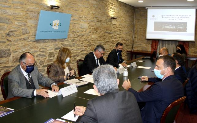 Encontro empresarial coa Embaixadora de Uruguai en España
