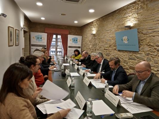 La Comisión de Internacionalización de la CEG analiza junto con el IGAPE las posibilidades de simplificación en la gestión de las ayudas de internacionalización