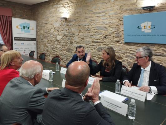 Ángela de Miguel reúnese coa CEG para presentar o seu programa como candidata á presidencia de CEPYME e para escoitar as necesidades das pemes galegas