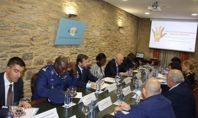 Visita na CEG da Embaixadora de España en Senegal