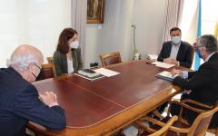 Reunión do presidente da CEG co presidente da Deputación da Coruña