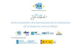 25 de noviembre: Día Internacional de la Eliminación de la Violencia contra la Mujer