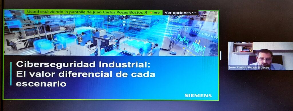 Webinar sobre Ciberseguridade industrial