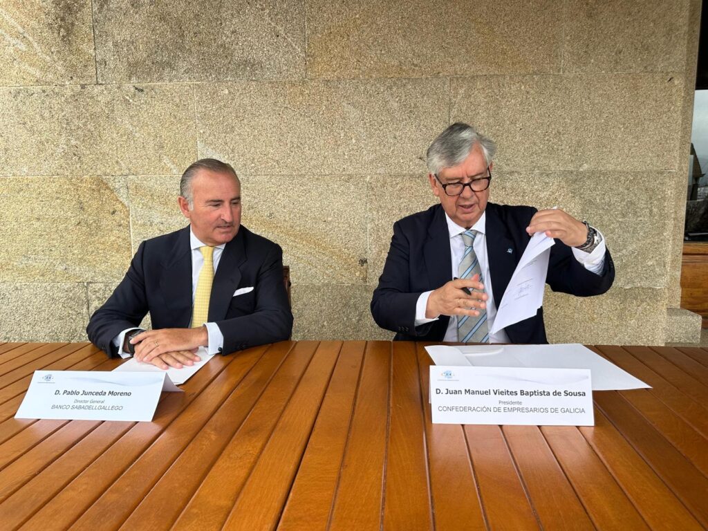 Sabadell Gallego y la CEG se alían para financiar a las empresas gallegas