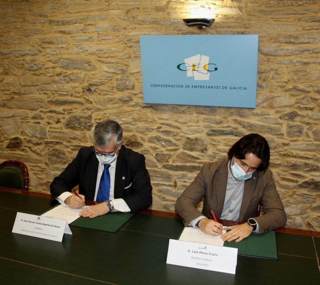Sinatura de convenio con Gradiant