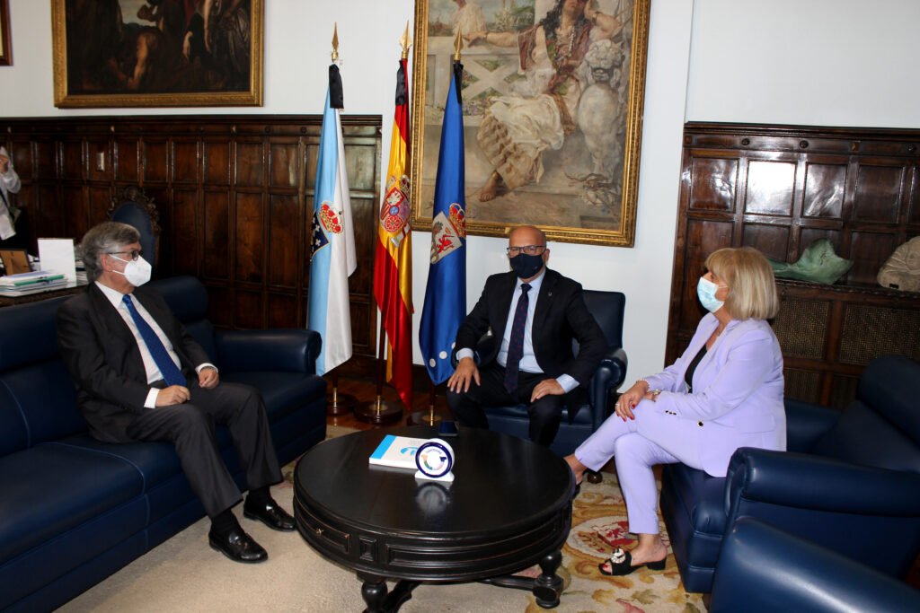 Reunión co presidente da Deputación de Ourense