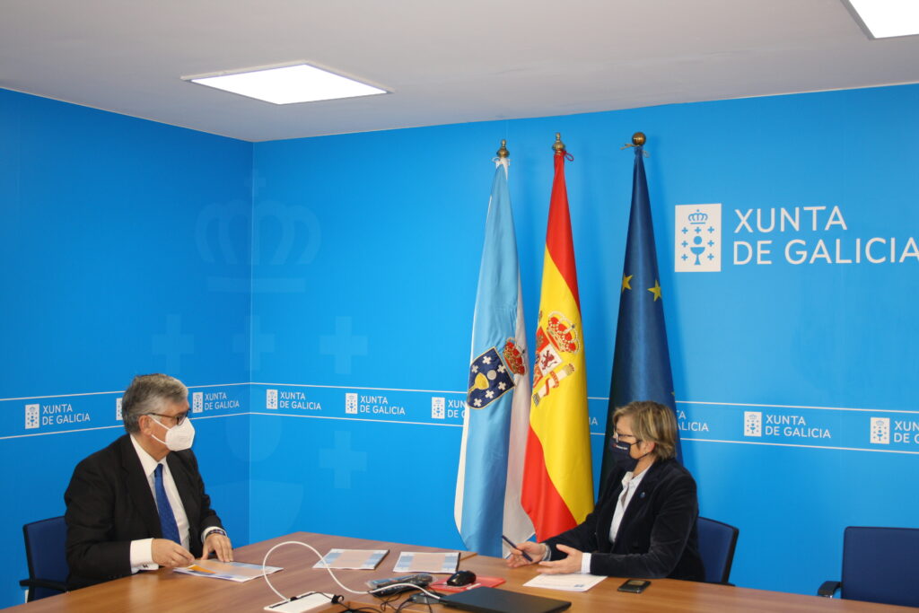 Reunión con la conselleira do Mar