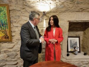 Reunión coa secretaria de Estado de Transportes