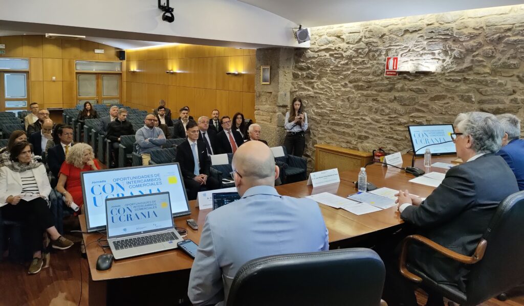 A CEG mostra o compromiso das empresas galegas na reconstrución de Ucraína 