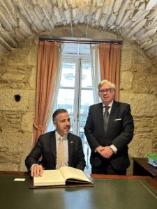 La CEG se reúne con el consejero comercial de la Embajada de EEUU en España