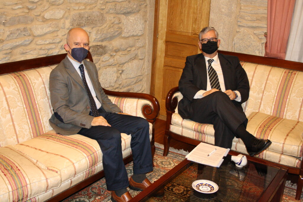 Reunión institucional entre Juan Manuel Vieites y Francisco Javier Pereiro