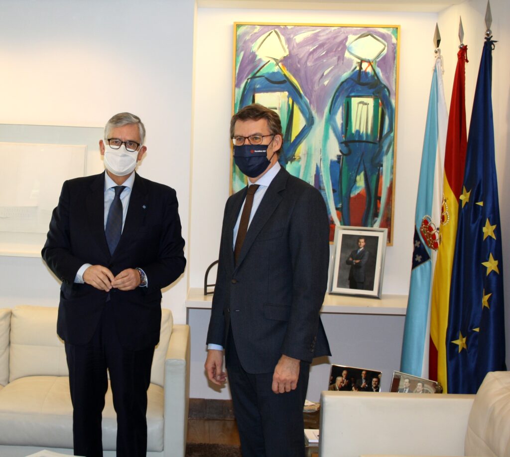 Reunión entre los presidentes de la CEG y de la Xunta de Galicia