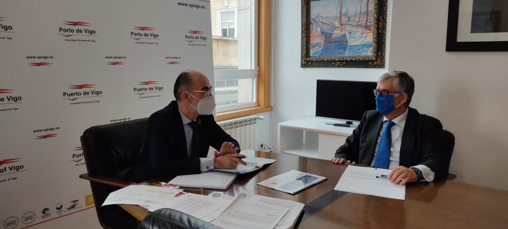Reunión de Juan Manuel Vieites con el presidente de la Autoridad Portuaria de Vigo
