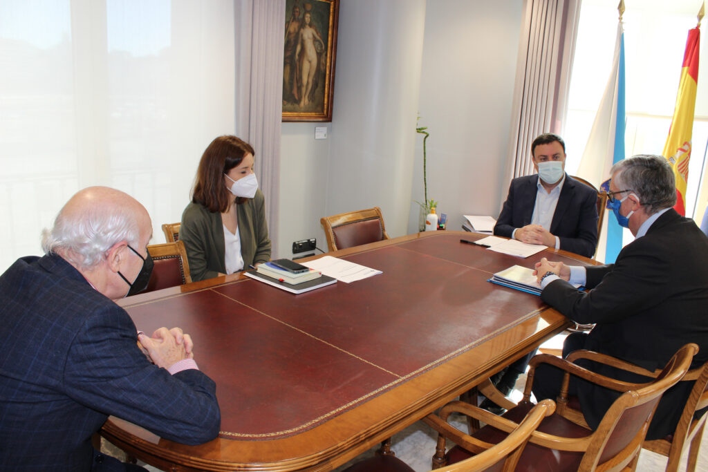 Reunión del presidente de la CEG con el presidente de la Diputación de A Coruña