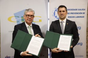 CEG subscribe un convenio coa Sociedade Galega de Prevención de Riscos Laborais para contribuír na prestación deste servizo ás súas empresas asociadas