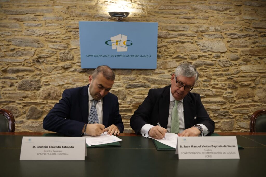 La CEG firma un acuerdo con Plexus Tech para ofrecer un diagnóstico de la situación digital de las empresas asociadas interesadas 