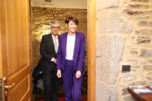 A CEG expón á candidata do BNG á Xunta que "Galicia necesita un goberno estable e non radicalizado