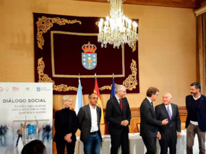 Firma nuevo acuerdo Diálogo Social de Galicia 2019