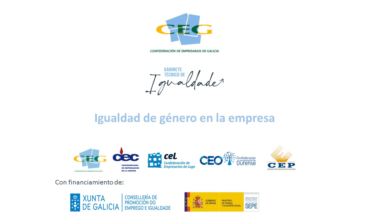 Igualdad de género en la empresa - Confederación de Empresarios de Galicia