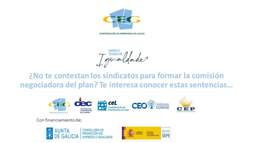 ¿No te contestan los sindicatos para formar la comisión negociadora del plan? Te interesa conocer estas sentencias…