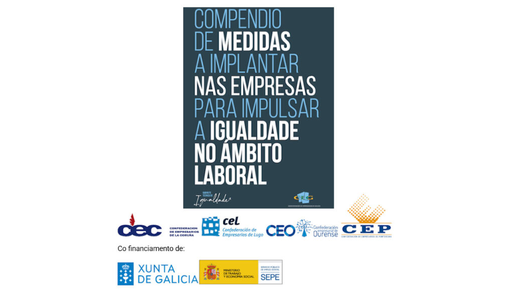 Compendio de medidas a implantar nas empresas para impulsar a igualdade no ámbito laboral